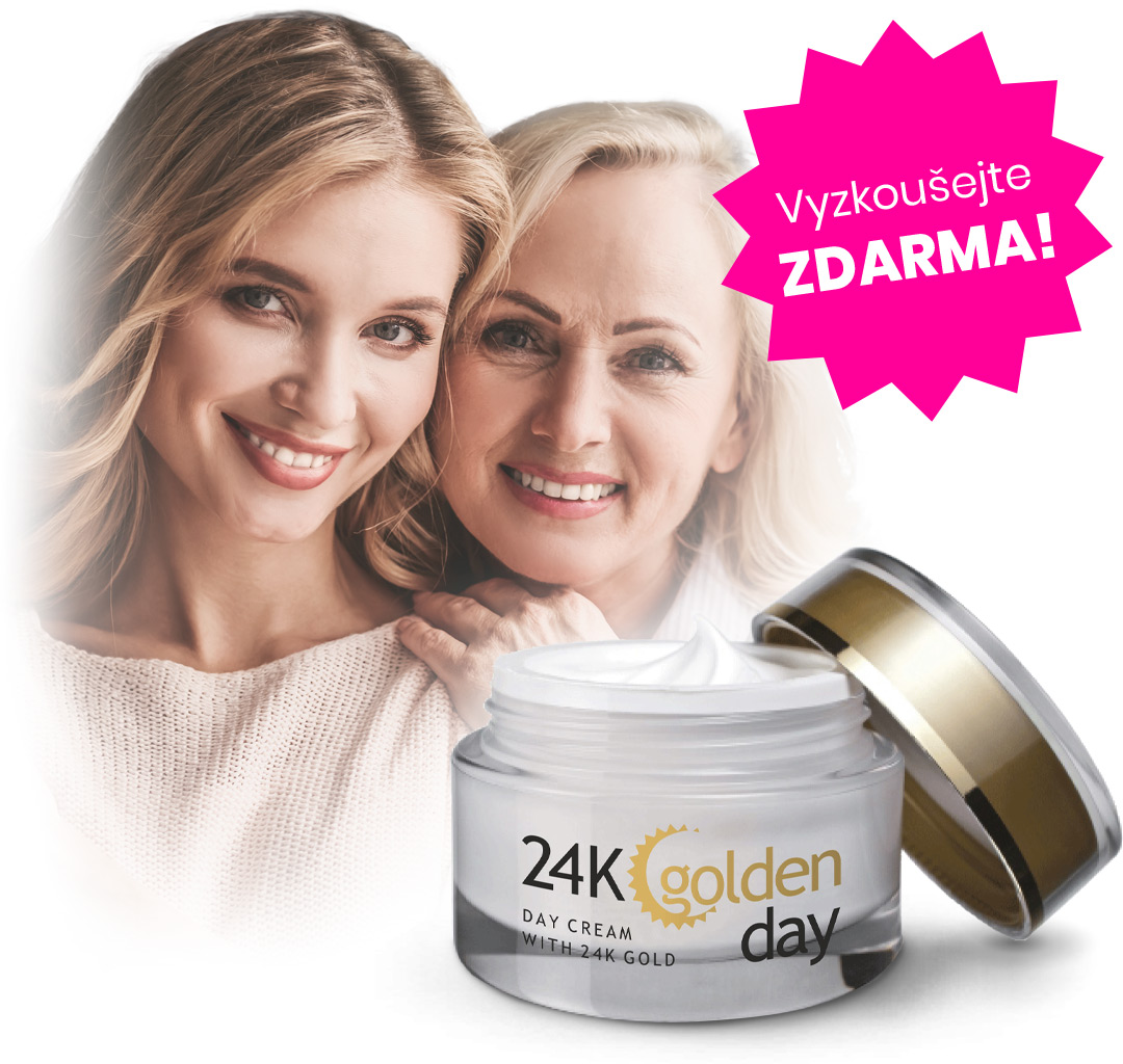 24k Golden Day s pravým 24k zlatem - Vzorek krému ZDARMA